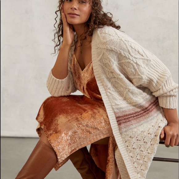Anthropologie Sweaters - Anthropologie | JEMMA CABLE-KNIT CARDIGAN | Sz M/L